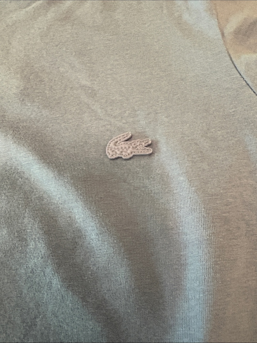 Lacoste ladies blue cotton t size 36 (XS/S) - Picture 2 of 8